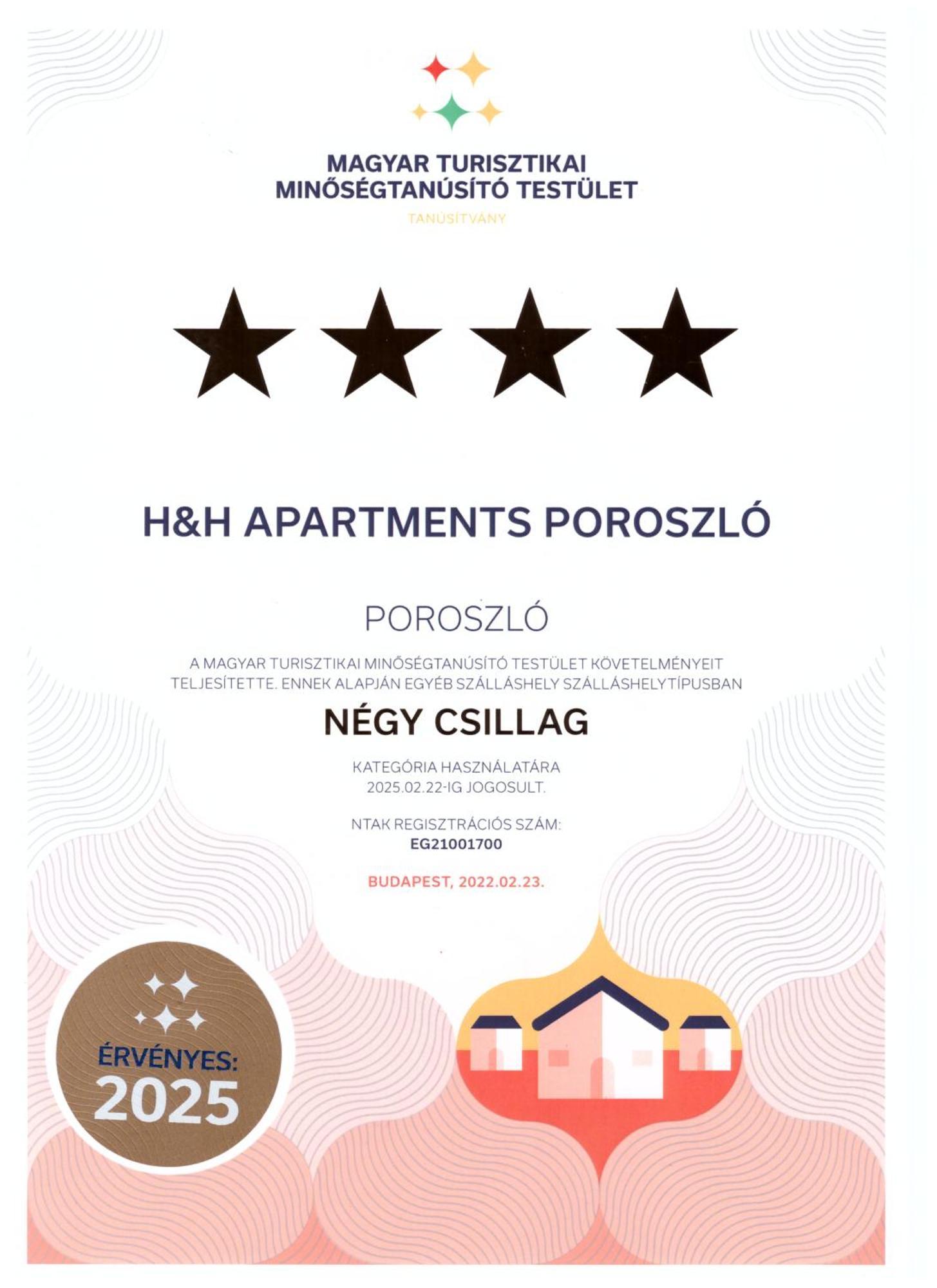 H&H Apartments Poroszlo Exterior photo